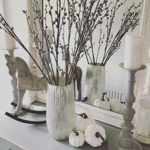 Tall Pussy Willow Stem Artificial Spring Branches For Vase Arrangement Easter Decor