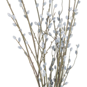 Tall Pussy Willow Stem Artificial Spring Branches For Vase Arrangement Easter Decor