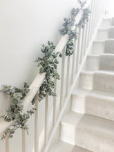 Load image into Gallery viewer, Eucalyptus Greenery Garland Table Centrepiece Faux Christmas Garland 180cm / 6ft Long