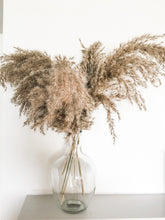 Load image into Gallery viewer, Glass Bottle Neck Vase For Dried Flowers Wedding Table Vase For Pampas Grass Balloon Vase Clear Glass