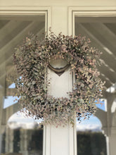 Load image into Gallery viewer, Large Eucalyptus Wreath Faux Christmas Front Door Wreath Artificial All Year Round Wreath Greenery Winter Outdoor Wreath