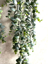 Load image into Gallery viewer, Artificial Trailing Eucalyptus Plant Faux Hanging Green Everlasting Stem Length 75cm