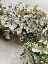 Load image into Gallery viewer, Large Eucalyptus Wreath Faux Christmas Front Door Wreath Artificial All Year Round Wreath Greenery Winter Outdoor Wreath