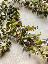 Load image into Gallery viewer, Eucalyptus Greenery Garland | Spring Decor | Table Centrepiece | Faux Wedding Garland | Fireplace Decoration | 180cm / 6ft Long