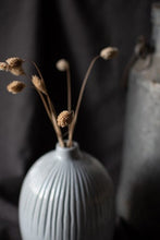 Load image into Gallery viewer, Beige Ceramic Glazed Vase Neutral Speckled Finish Narrow Bottle Neck Vase Height 22cm