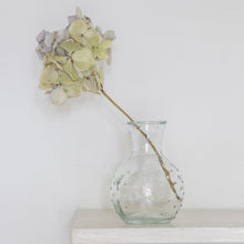 Load image into Gallery viewer, Glass Bud Vase | Dotty Design | Mini Bottle Vase | Dried Flower Vase | Wedding Table Decor | Size 7 x 10cm