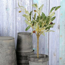 Load image into Gallery viewer, Small Faux Olive Tree in Pot 40cm