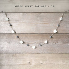 Load image into Gallery viewer, Felt Pom Pom Garland | Natural Wool Felt Heart Garland | Felt Star Garland | 3 Variations Available | Nursery Decor | Spring Easter Decor