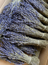 Load image into Gallery viewer, Dried Lavender Bunch French Provence Lavender Dried Flower Bouquet Lavender Wedding Posy Bridesmaid Bouquet Length Approx 30cm