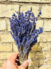 Load image into Gallery viewer, Dried Lavender Bunch French Provence Lavender Dried Flower Bouquet Lavender Wedding Posy Bridesmaid Bouquet Length Approx 30cm