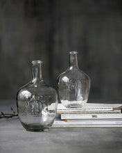 Load image into Gallery viewer, Clear Recycled Glass Bottle Vase – Elegant Vessel for Dried Flowers &amp; Home Decor