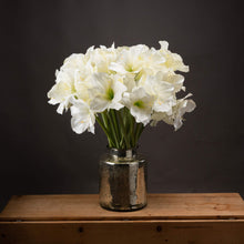 Load image into Gallery viewer, Faux White Amaryllis Stem