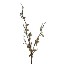 Load image into Gallery viewer, Faux Acorn Branch Autumn Decor Artificial Winter Oak Stem Tall 114cm Long