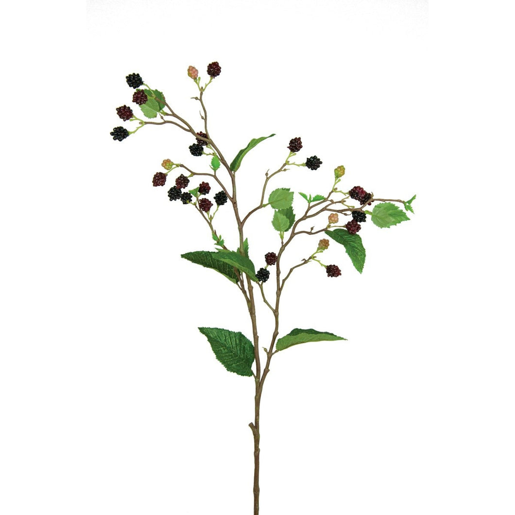 Blackberry Stem Artificial Blackberries Bramble Stems Faux Brambles Winter Berry Branch Artificial Berries Artificial Blackberry Branches