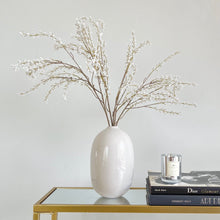 Load image into Gallery viewer, Tall White Willow Spray Branch For Spring Flower Arrangement Artificial White Fluffy Catkins Faux Spring Blossom