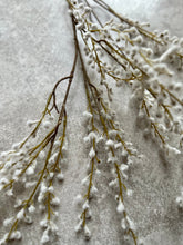 Load image into Gallery viewer, Tall White Willow Spray Branch For Spring Flower Arrangement Artificial White Fluffy Catkins Faux Spring Blossom