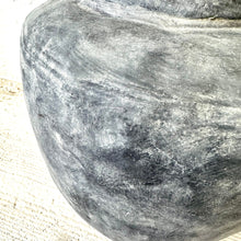 Load image into Gallery viewer, Handcrafted Rustic Stone Vase Grey Distressed Wabi Sabi Vessel for Home Decor Minimalist Large Floor Vase For Decorative Branches