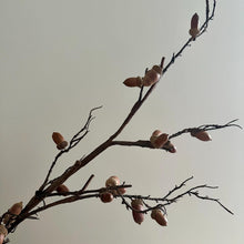 Load image into Gallery viewer, Faux Acorn Branch Autumn Decor Artificial Winter Acorn Tall Stem 114cm Long