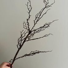 Load image into Gallery viewer, Faux Winter Branch Brown Artificial Tall Twigs For Vase Floral Arrangement Christmas Branches Seasonal Stems Artificial Tree Branches 100cm