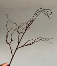 Load image into Gallery viewer, Faux Twisted Willow Branch Brown Tall Twigs For Vase Floral Arrangement Easter Branches Spring Stems Artificial Tree Branches 104cm