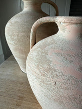 Load image into Gallery viewer, Handcrafted Terracotta Vase – Textured Wabi Sabi Vessel for Minimalist Home Decor