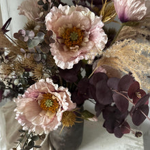 Load image into Gallery viewer, Artificial Poppy Flower Spray Faux Spring Blush Flowers Spring Icelandic Poppies Faux Stem