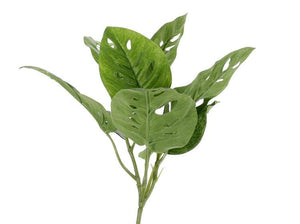 Mini Monstera Plant Artificial Monkey Leaf Indoor Faux Swiss Cheese Plant Small Tropical House Plant Décor For Shelf Styling Office Decor