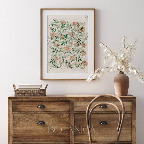 William Morris Print Trailing Jasmine Vintage Botanical Digital Download Cottagecore Floral Pattern Wall Art Printable Arts & Crafts Style