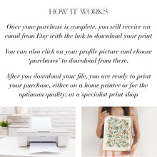 Load image into Gallery viewer, William Morris Print Trailing Jasmine Vintage Botanical Digital Download Cottagecore Floral Pattern Wall Art Printable Arts &amp; Crafts Style