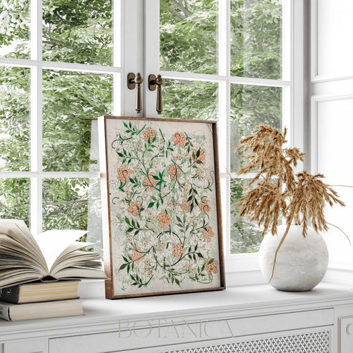 William Morris Print Trailing Jasmine Vintage Botanical Digital Download Cottagecore Floral Pattern Wall Art Printable Arts & Crafts Style